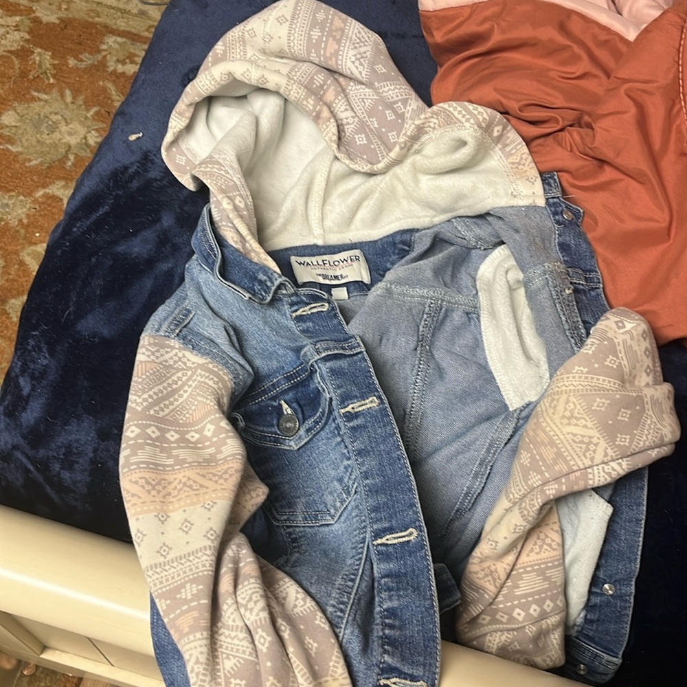Wallflower authentic denim jacket size small